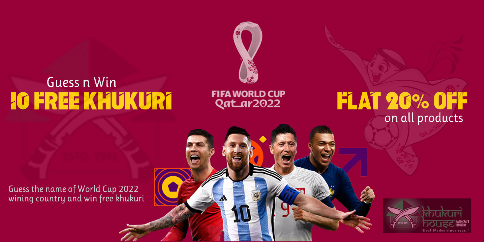 World Cup win free Kukri