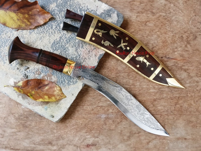 Decorative Wooden Sheath (Dhankute Dragon Kukri)