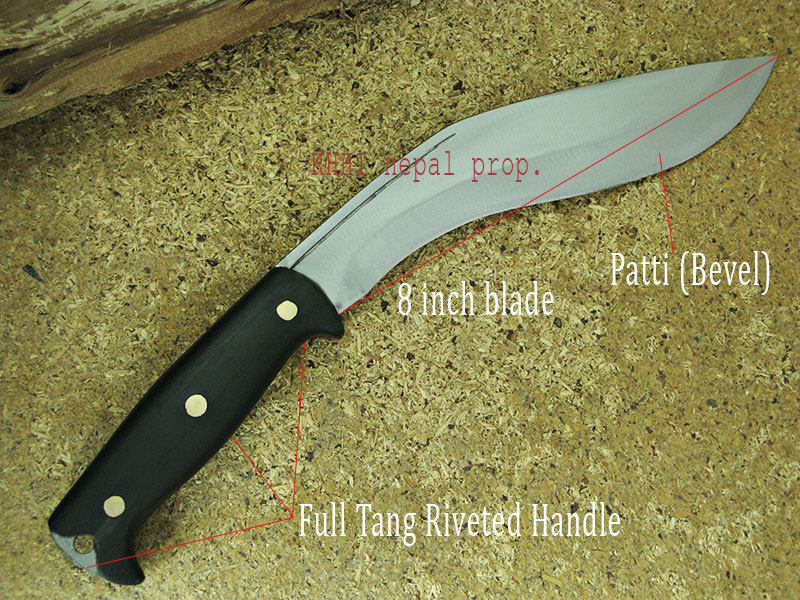 8inch full tang modern kukri