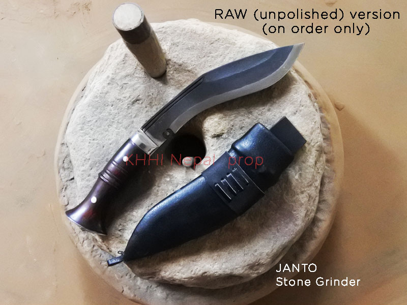 8inch full-tang khukuri in raw version