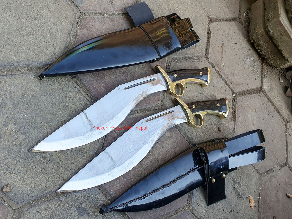 custom hybrid kukris inspired by daryls knives from walking dead series