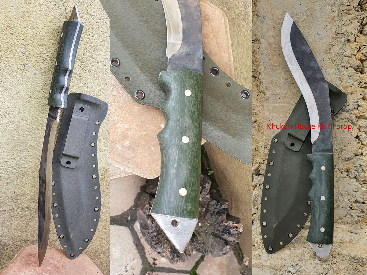 kukri knife with useful features made for Forest Rangers