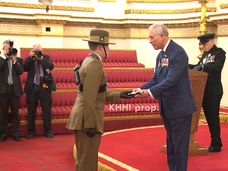 a Kothimora presented to a Gurkha officer