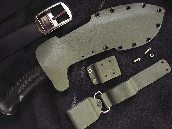 Army green (Olive drab) kydex sheath