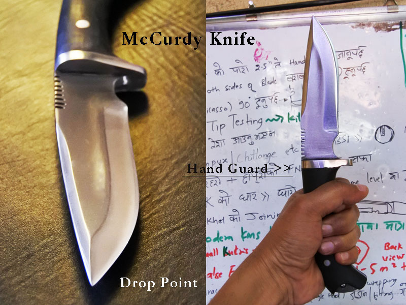 handmade mccurdy knife from kukri house