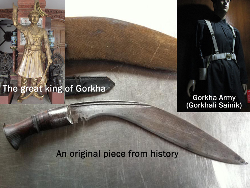 original kukri used by Gorkhali Army during 18th century