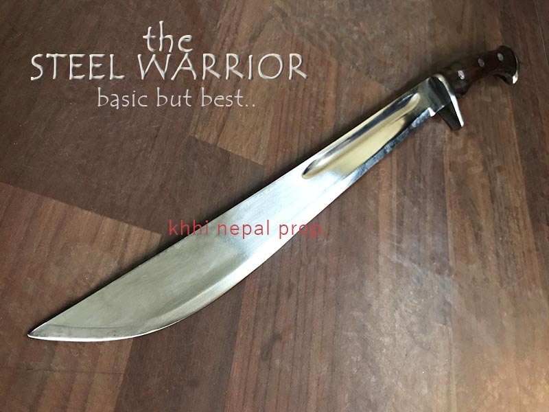 Steel Warrior machete blade view