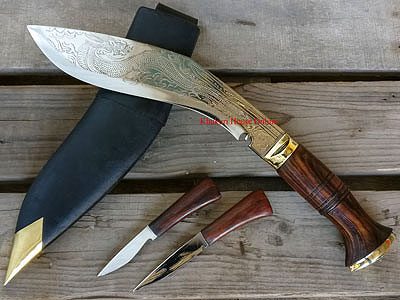 Dragon Decorated Blade (Bhojpure Kukri)