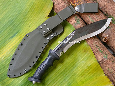 New Rubber Handle Kukri (Extra Grip)