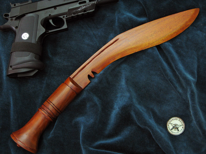 Wooden Demo Training Kukri (Martial Arts) Practice knife