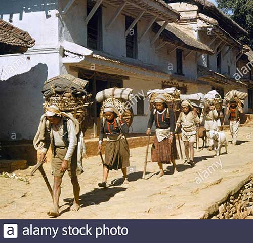 Nepali-villagers-in-hilly-regions