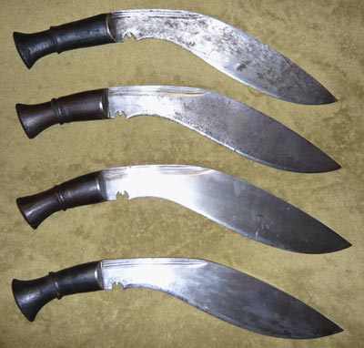 Original Royal Nepal Army kukri knives