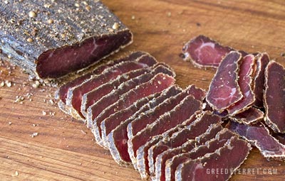 biltong sliced pieces