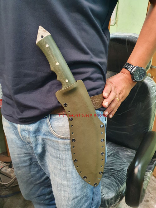 forest ranger kukri in carrying position