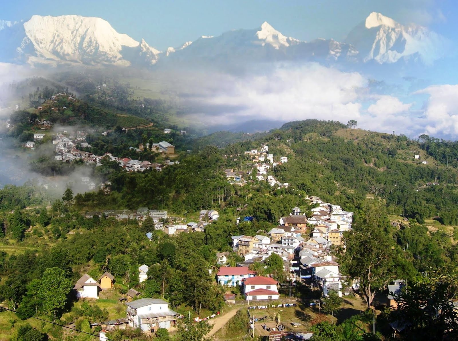 Chainpur, a rural village in east Nepal chainpur eastern nepal