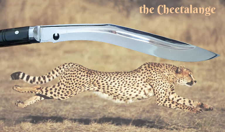 Cheetah kukri knife