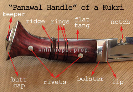 full tang panawal kukri handle